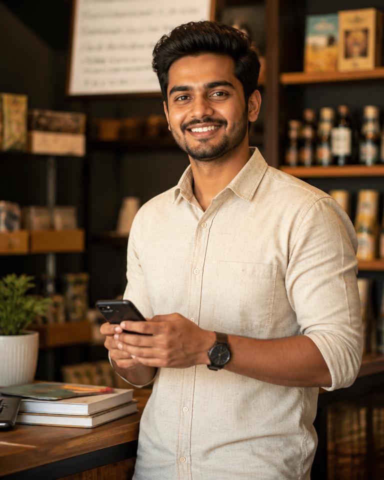 Small business owner tracking compliance on WhatsApp