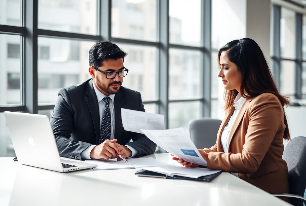 SwiftLedger professionals reviewing GST filings with a client